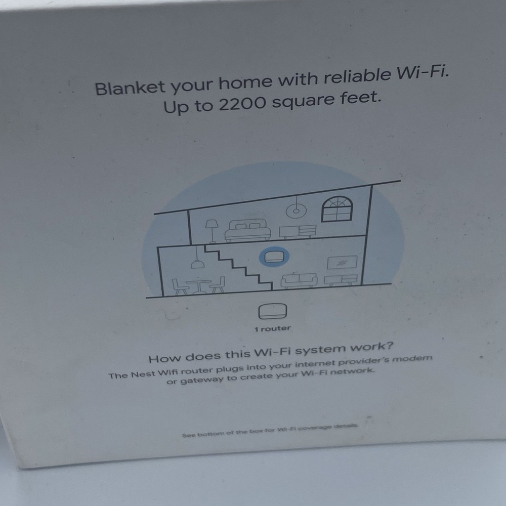 Google H2D Wireless Nest WiFi Router - Picture 6 of 8